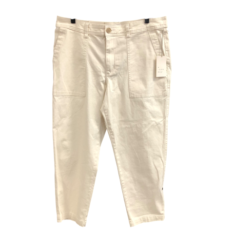 Pants Cargo & Utility By A New Day In Cream, Size: 14