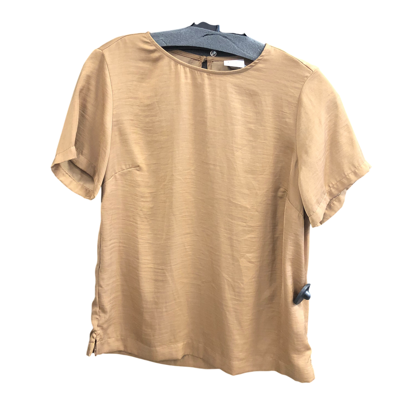 Top Short Sleeve By A New Day In Bronze, Size: Xs