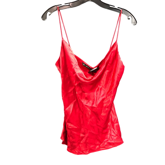 Top Cami By Zara Basic In Red, Size: M