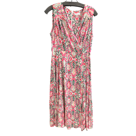 Dress Casual Maxi By Calvin Klein In Floral Print, Size: 12