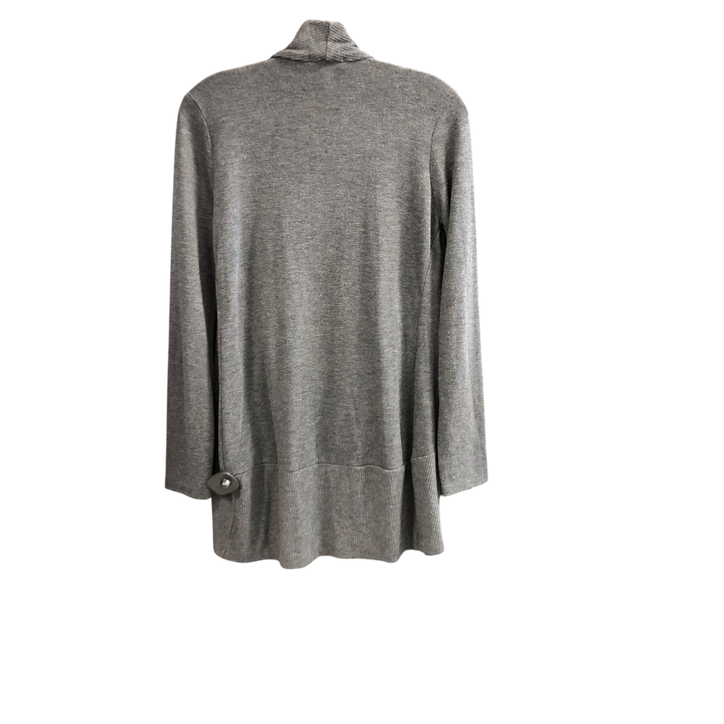 Cardigan By Ambiance Apparel In Grey, Size: L