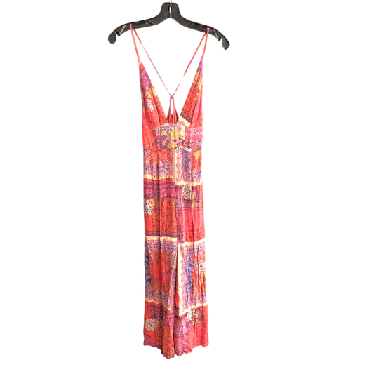 Jumpsuit By Free People In Orange & Pink, Size: 2