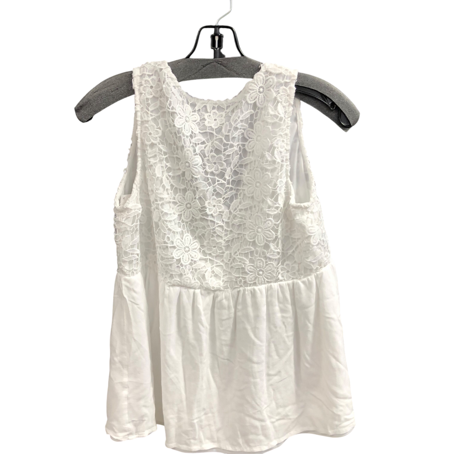 Top Sleeveless By Sheilay In White, Size: M