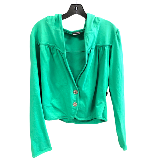 Cardigan By Clothes Mentor In Green, Size: Xl