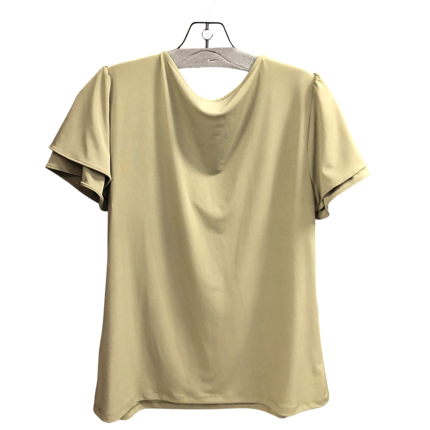 Top Short Sleeve By Calvin Klein In Green, Size: Xl