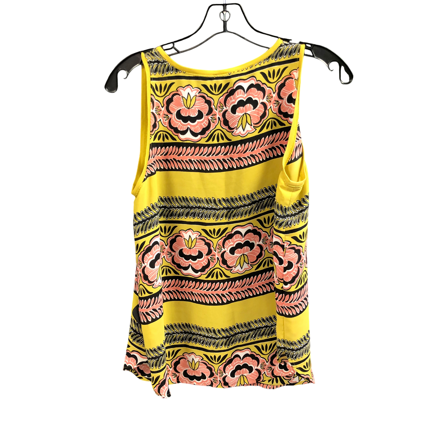 Top Sleeveless By Loft In Yellow, Size: Mp