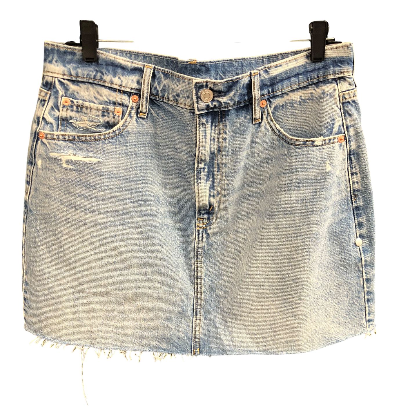 Skirt Mini & Short By Gap In Blue Denim, Size: 10