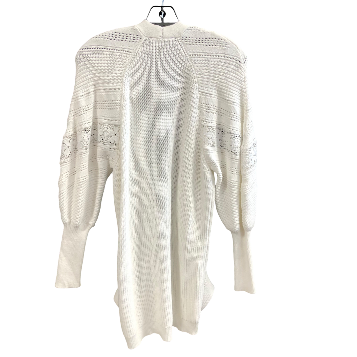 Cardigan By Express In White, Size: S