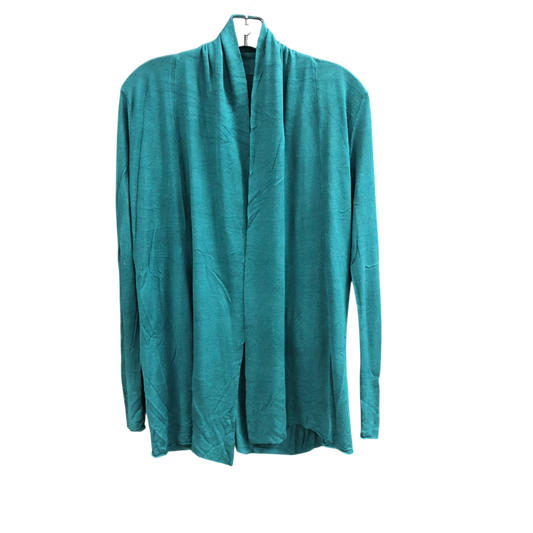 Cardigan By Express In Teal, Size: L