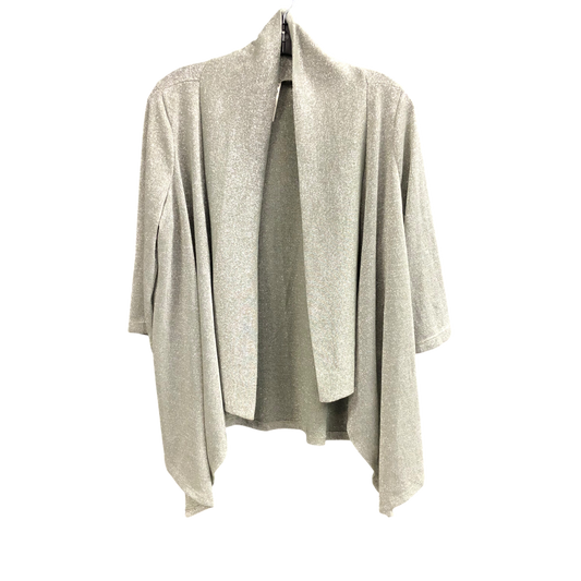 Cardigan By Perseption Concept In Silver, Size: M