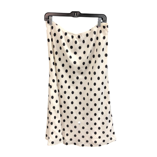 Skirt Midi By Inc In Polkadot Pattern, Size: L