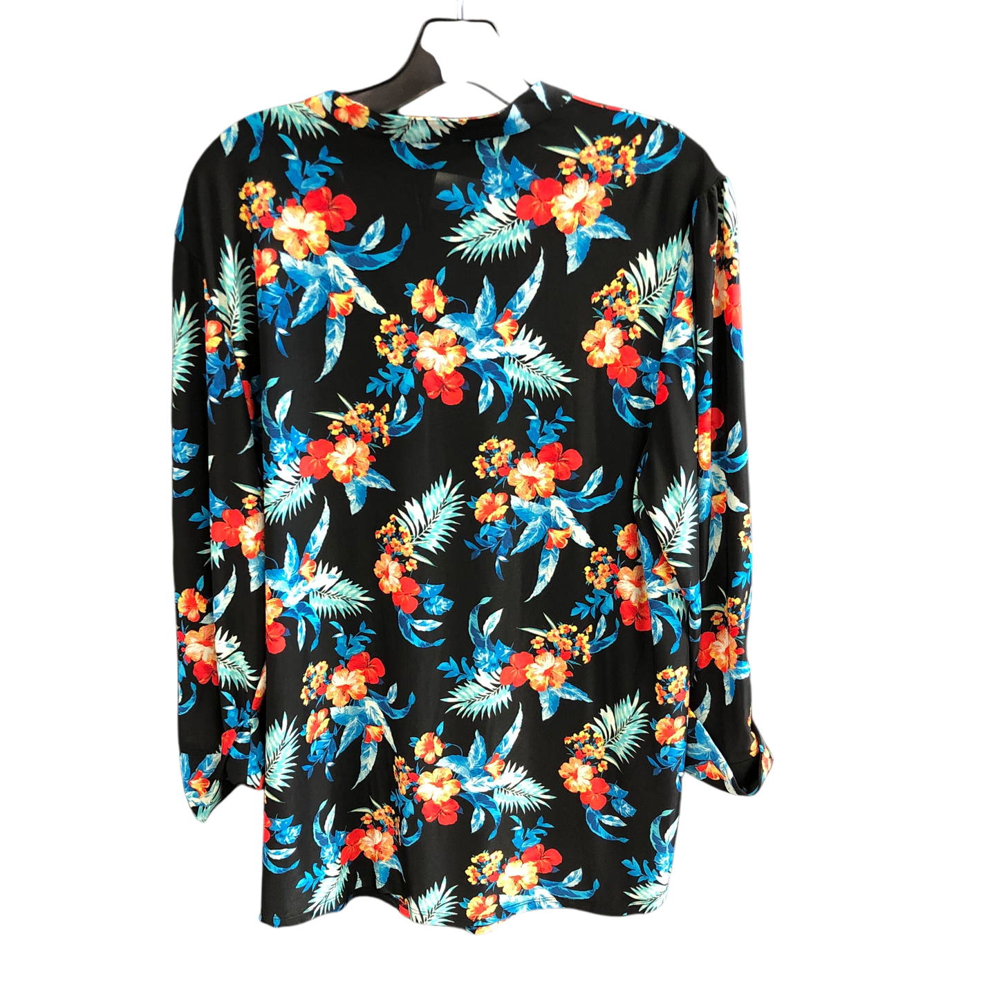 Top Long Sleeve By Ava & Grace In Floral Print, Size: Xl