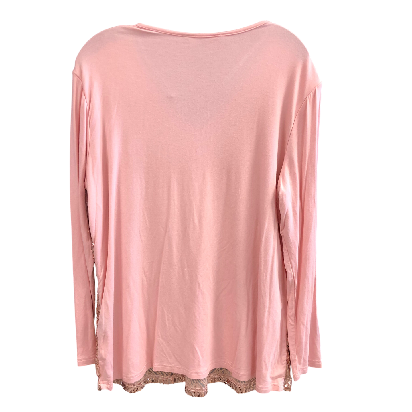 Top Long Sleeve By Joan Boyce In Pink, Size: Xl