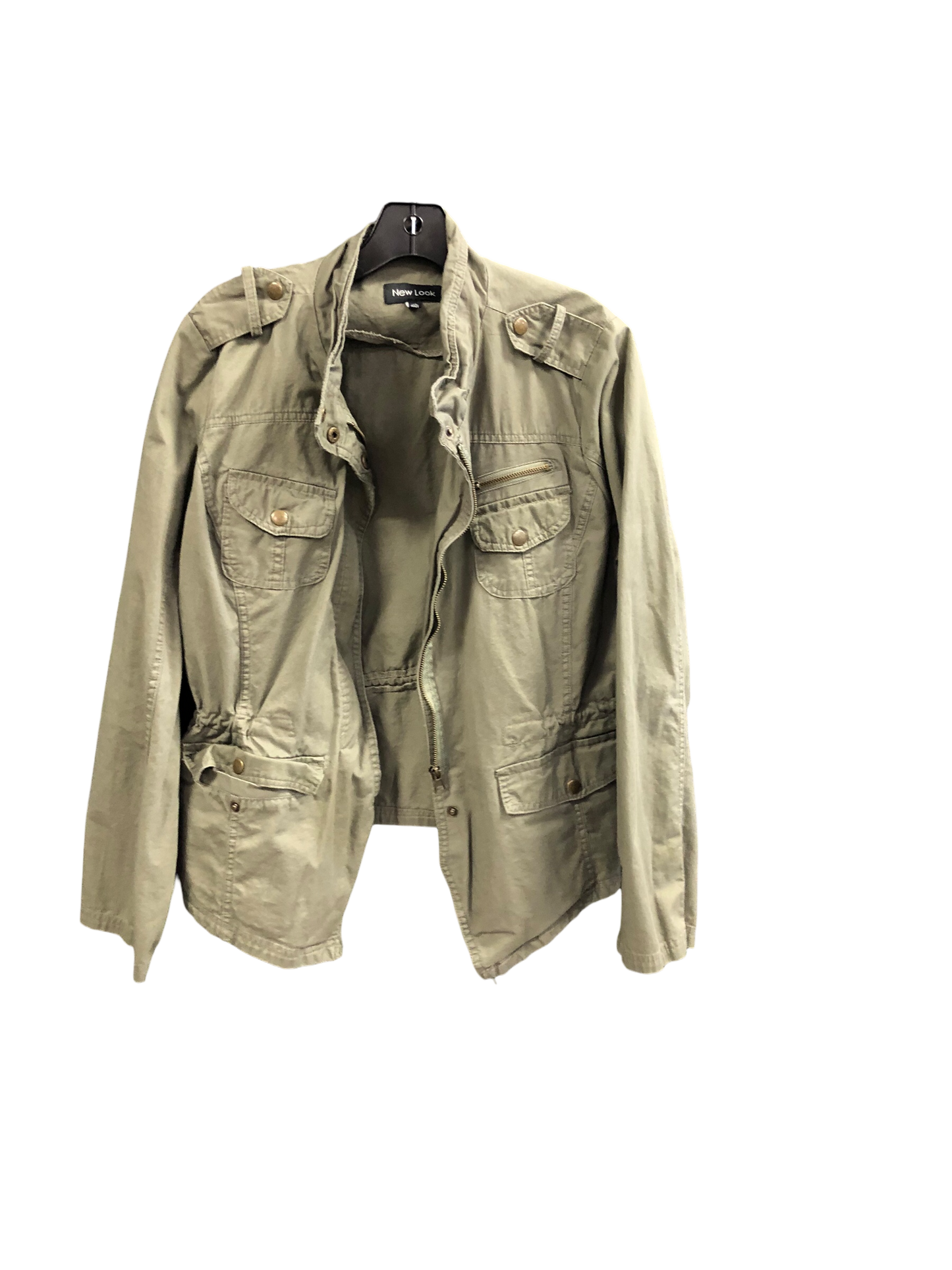 Jacket Utility By New Look In Olive, Size: Xl