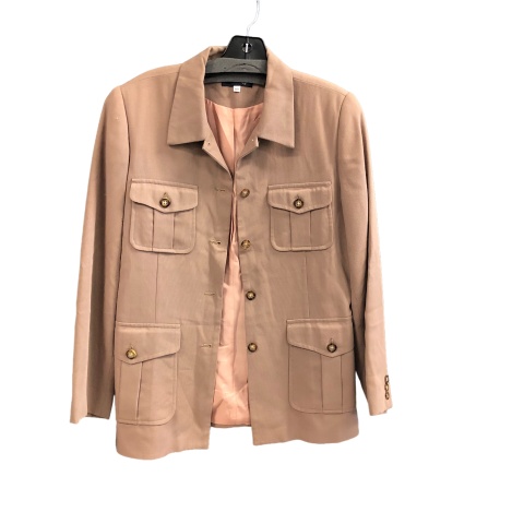 Jacket Utility By Country Shop In Taupe, Size: 10