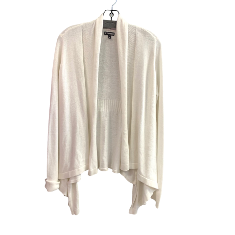 Cardigan By Express In White, Size: M