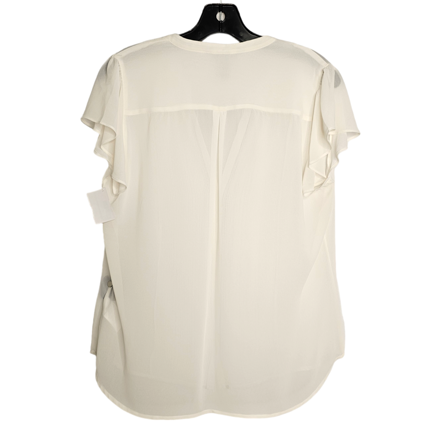 White Top Short Sleeve H&m, Size Xl