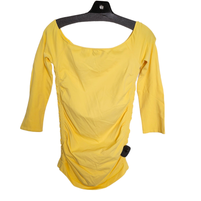 Yellow Top 3/4 Sleeve last tango, Size M