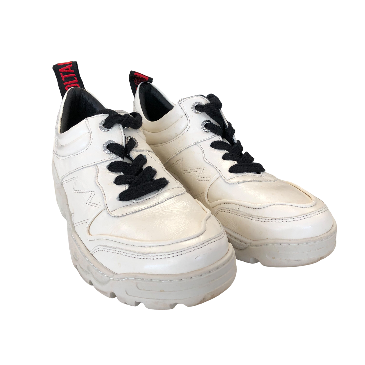 White Shoes Designer Zadig And Voltaire, Size 10.5