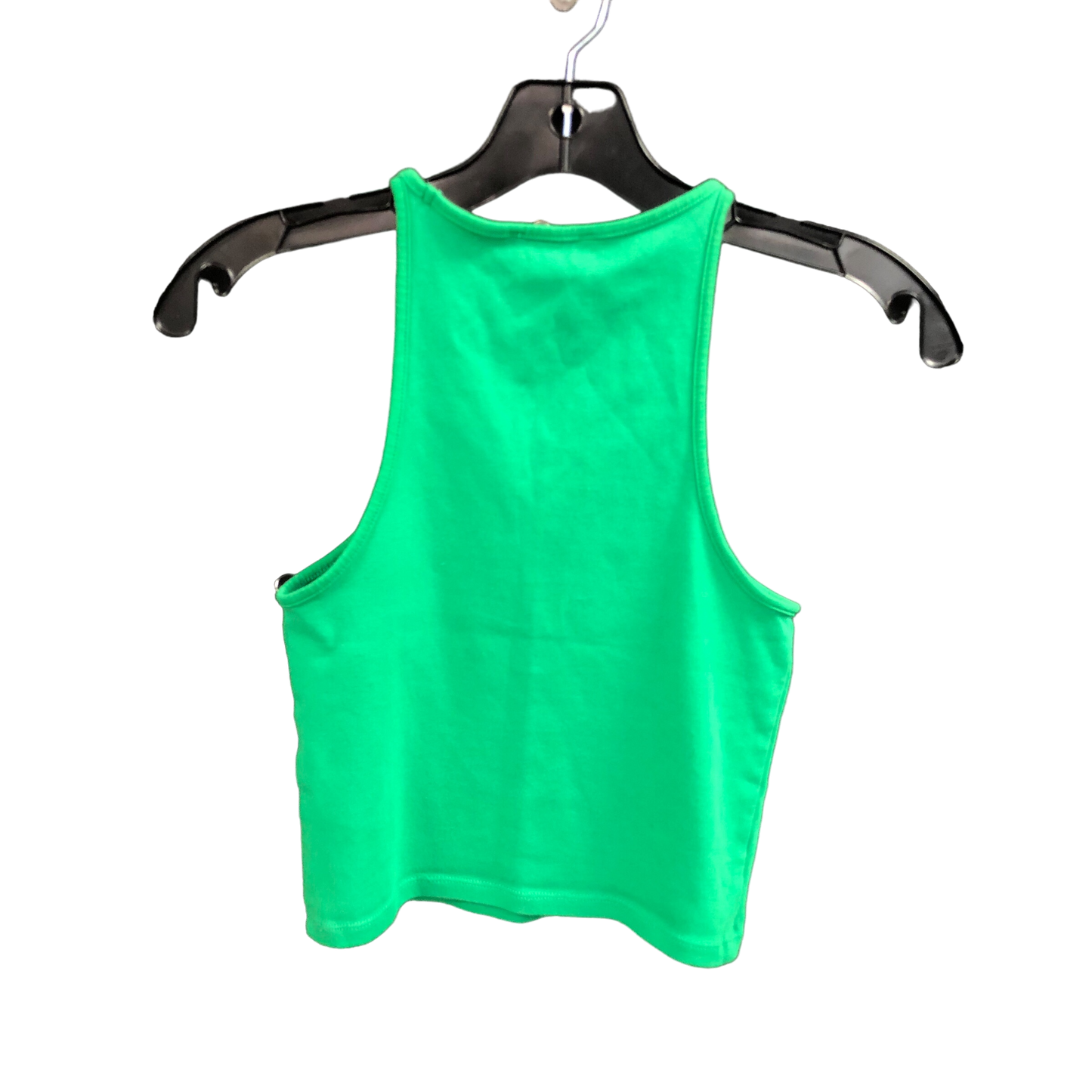 Green Top Sleeveless Basic Zara, Size S
