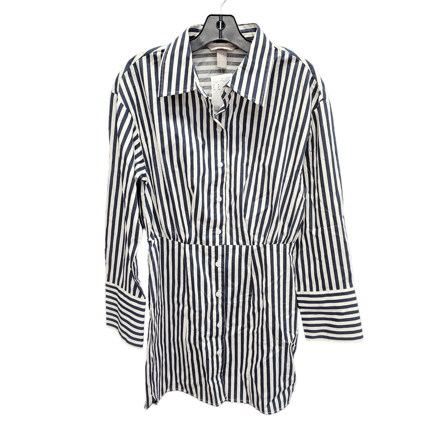 Striped Pattern Dress Casual Short H&m, Size S