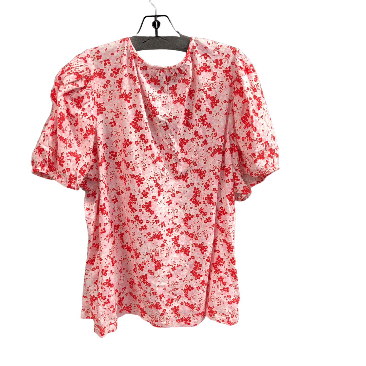 Red & White Top Short Sleeve Style And Co Collection Women, Size 3x