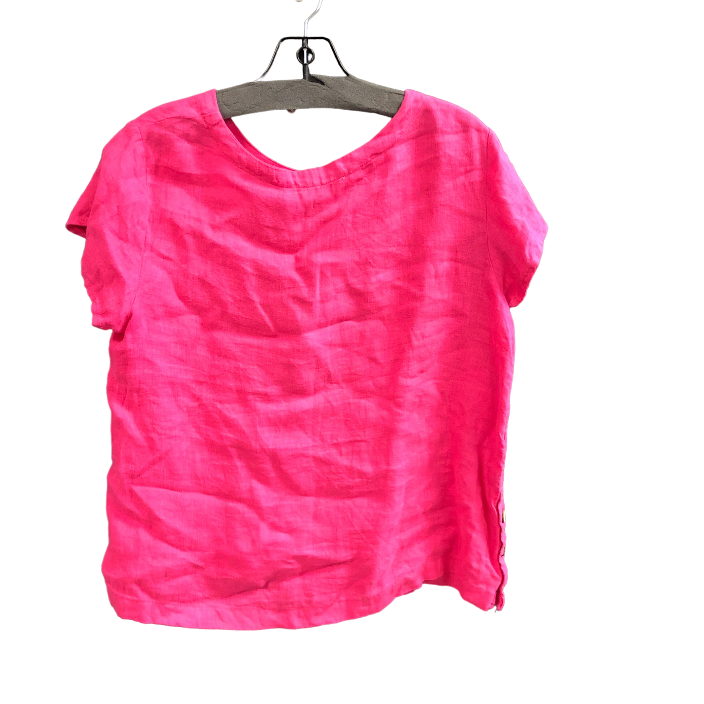 Pink Top Short Sleeve Cynthia Rowley, Size M