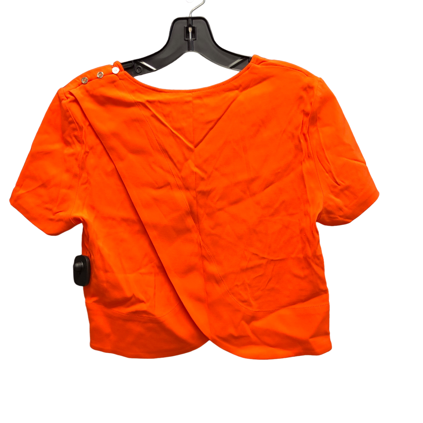 Orange Top Short Sleeve Designer Ted Baker, Size S