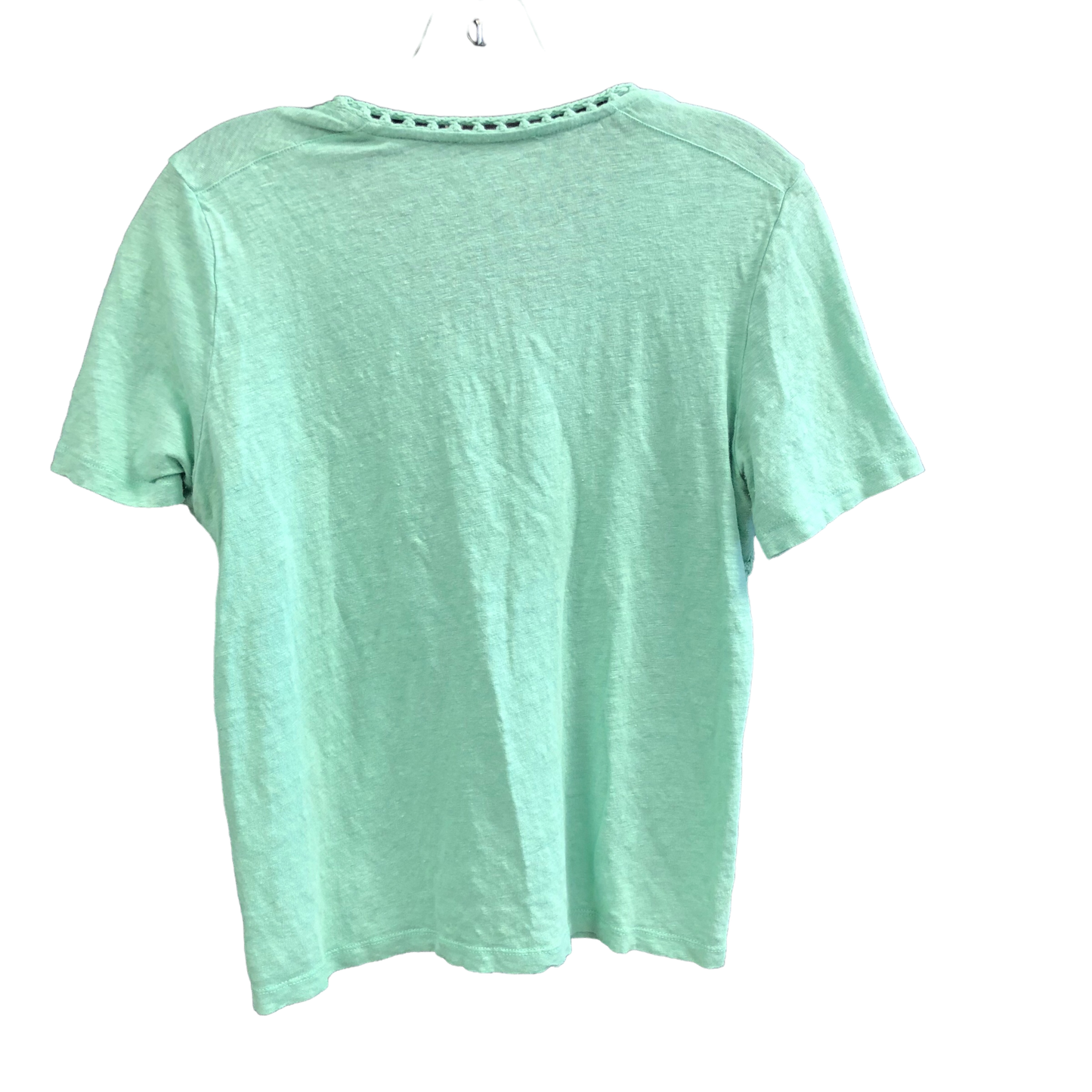 Green Top Short Sleeve Designer maje , Size L