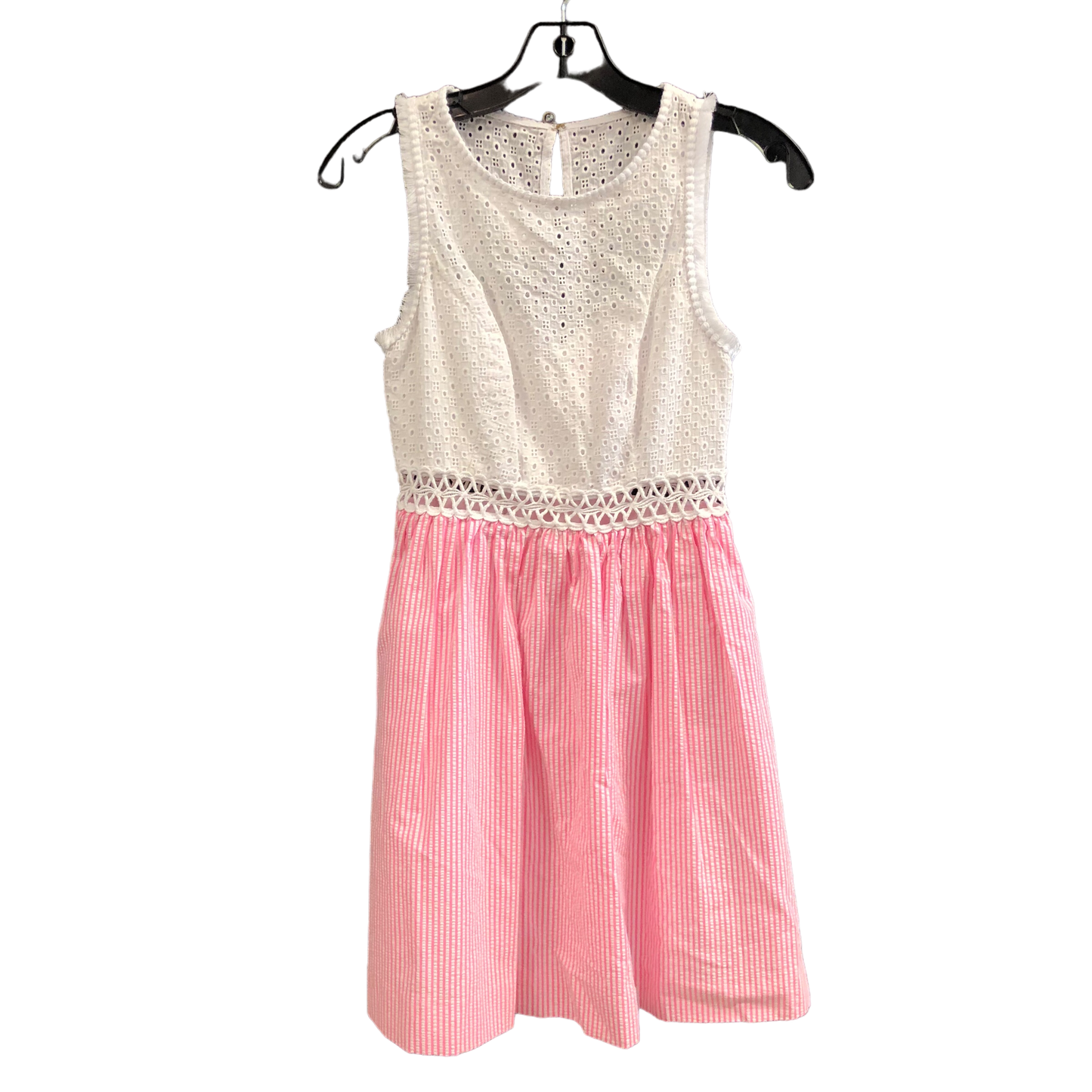 Pink & White Dress Designer Lilly Pulitzer, Size Xs