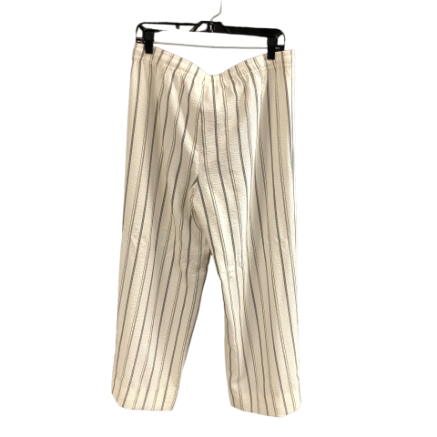 Pants Joggers By Calvin Klein In Striped Pattern, Size: L