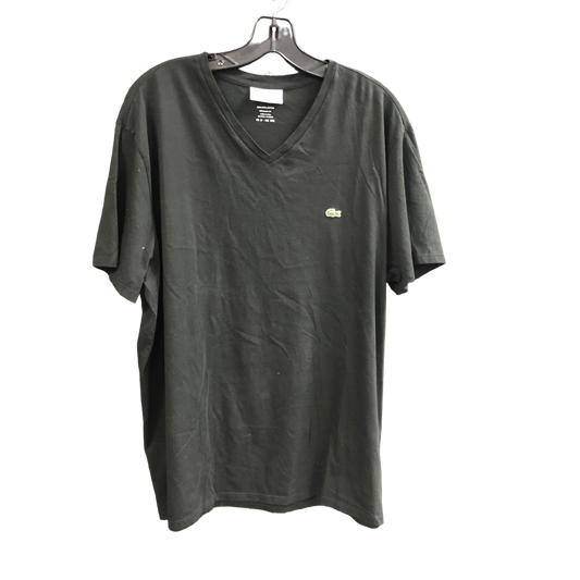 Top Short Sleeve By Lacoste In Black, Size: 3x