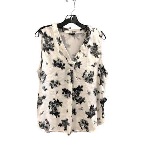 White Top Sleeveless Ann Taylor, Size L