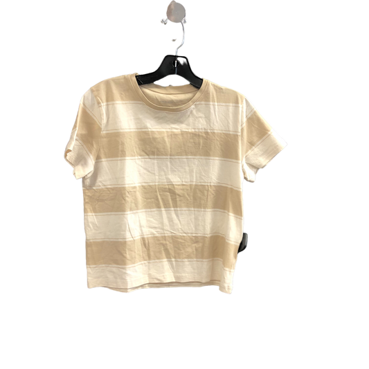 Top Short Sleeve By Everlane In Beige, Size: S