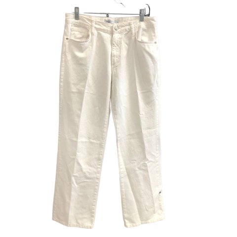 Jeans Boyfriend By Zara In White, Size: 6