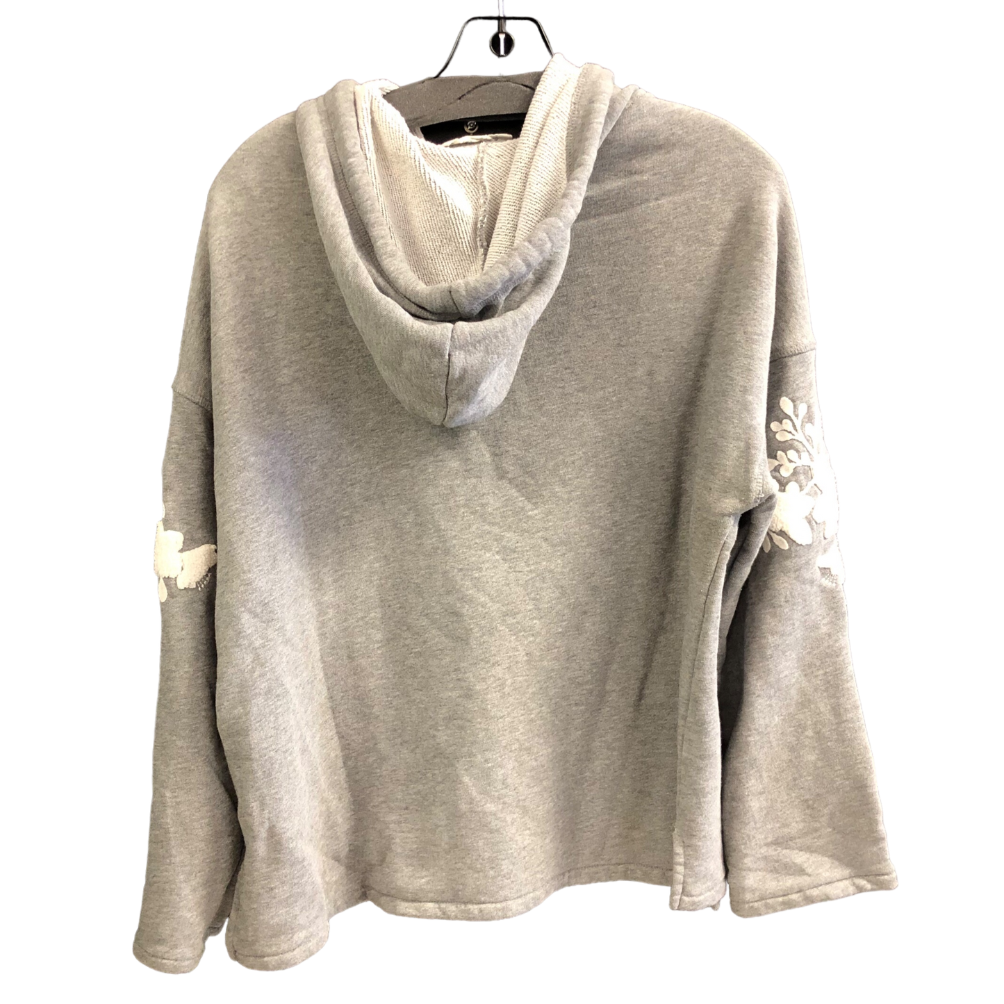 Sweatshirt Hoodie By Logg In Grey, Size: M