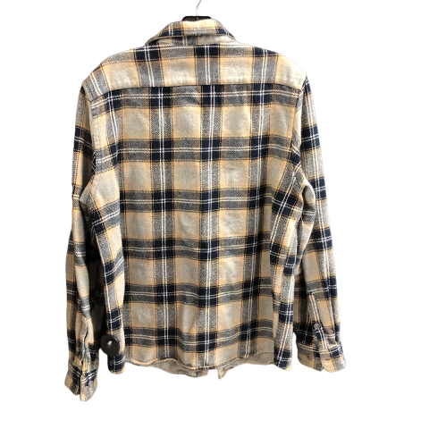 Jacket Shirt By Express In Plaid Pattern, Size: M