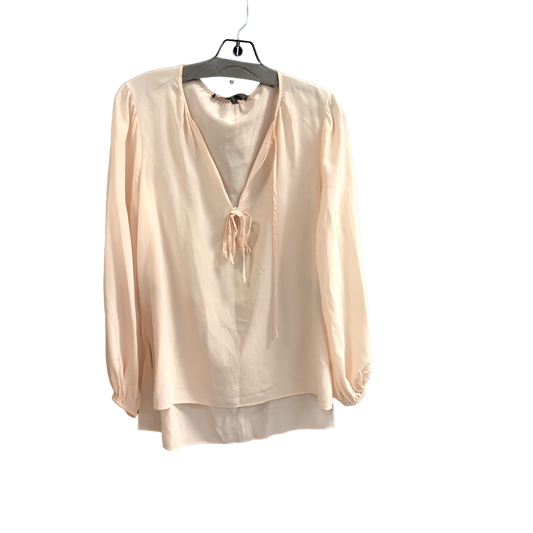 Top Long Sleeve By Bcbgmaxazria In Pink, Size: Xs