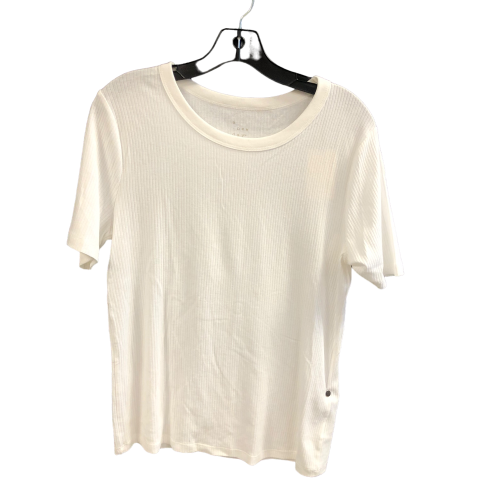 Top Short Sleeve By A New Day In White, Size: Xl