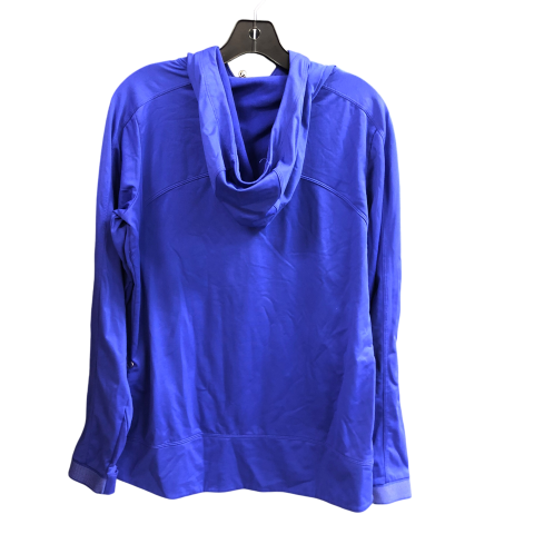 Sweatshirt Hoodie By Athleta In Blue, Size: L