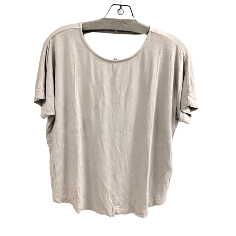 Top Short Sleeve By Soma In Grey, Size: M