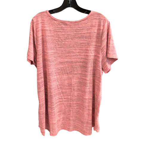 Top Short Sleeve By Lularoe In Pink, Size: 3x