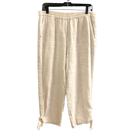 Pants Linen By J. Jill In Beige, Size: M