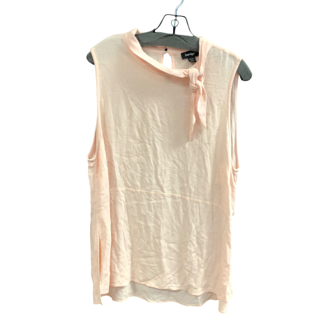 Top Sleeveless By Lord And Taylor In Peach, Size: Xl