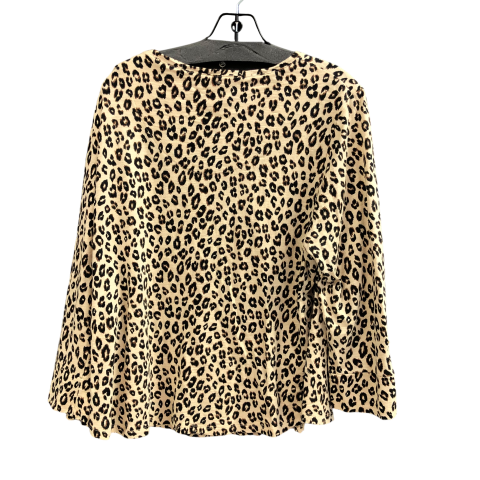 Top Long Sleeve By Chicos In Animal Print, Size: Xl