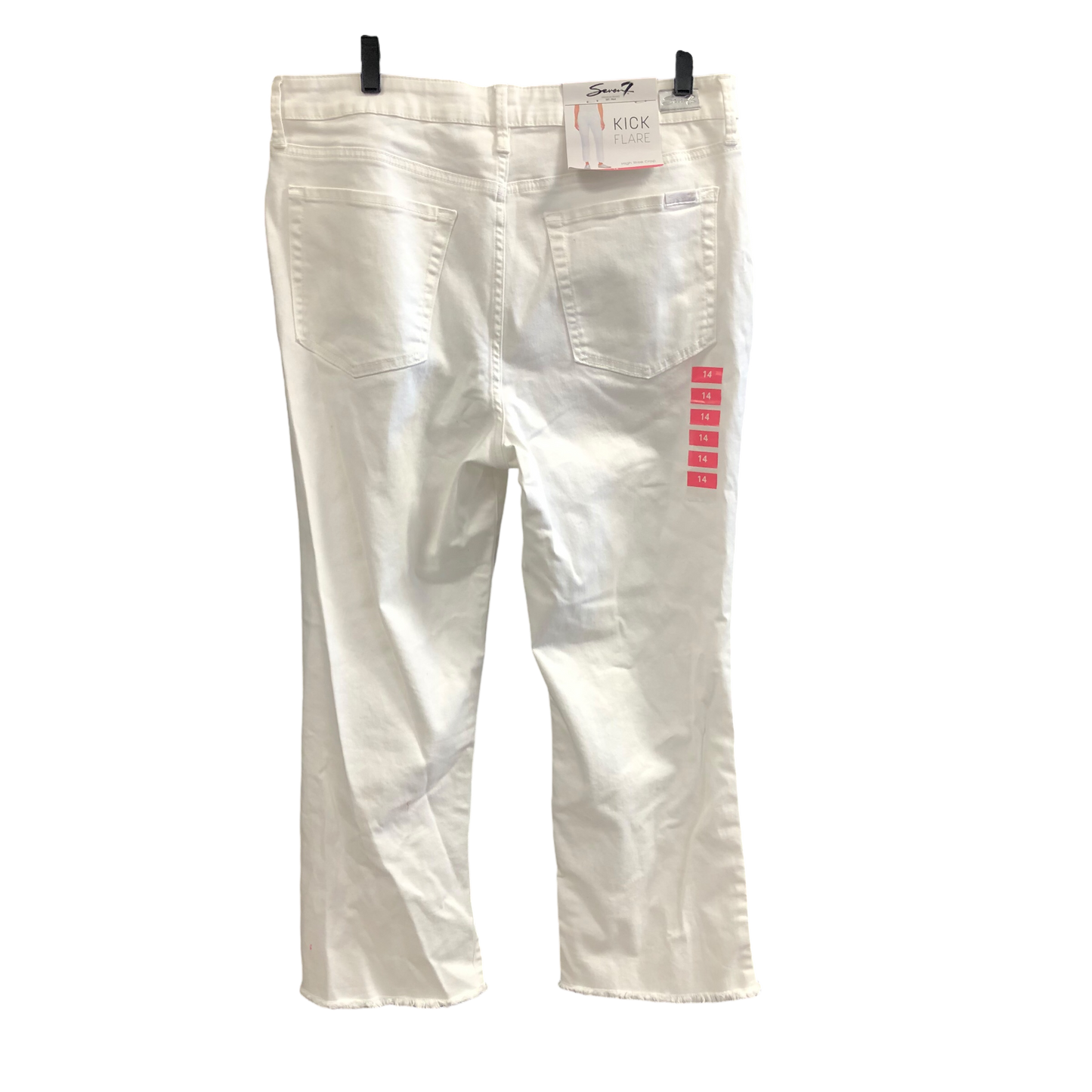 Jeans Straight By Seven 7 In White, Size: 14