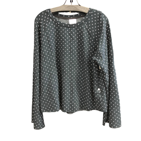 Top Long Sleeve Designer By Sundry In Polkadot Pattern, Size: L