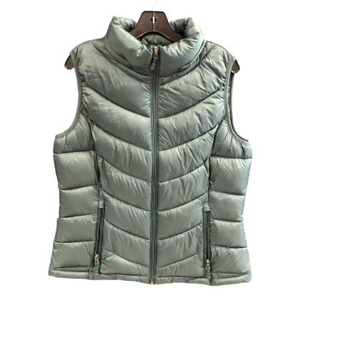 Vest Puffer & Quilted By Charter Club In Green, Size: L