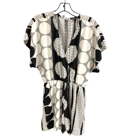 Romper By zinzane In Black & White, Size: S