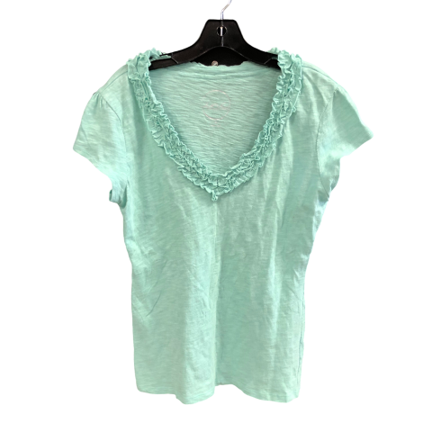 Top Short Sleeve By Inc In Teal, Size: Xl